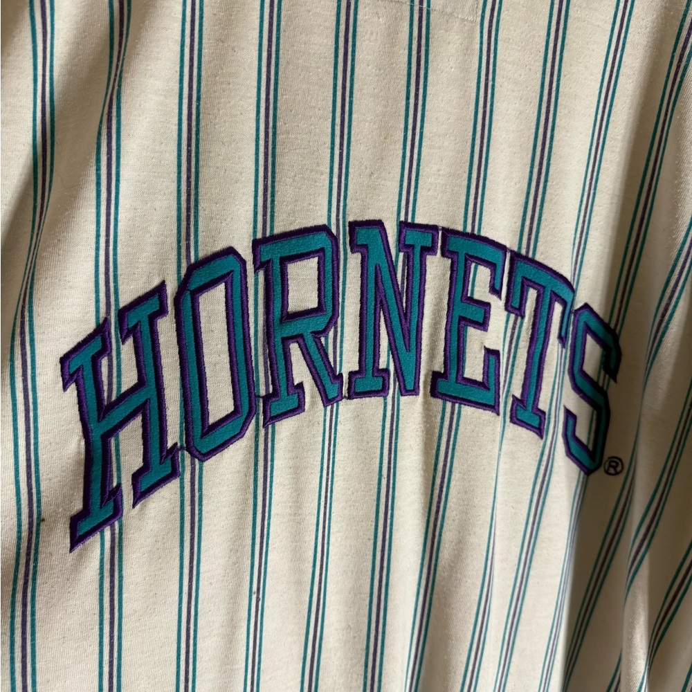 Large 90’s Starter Hornets Jersey - Picture 8 of 9